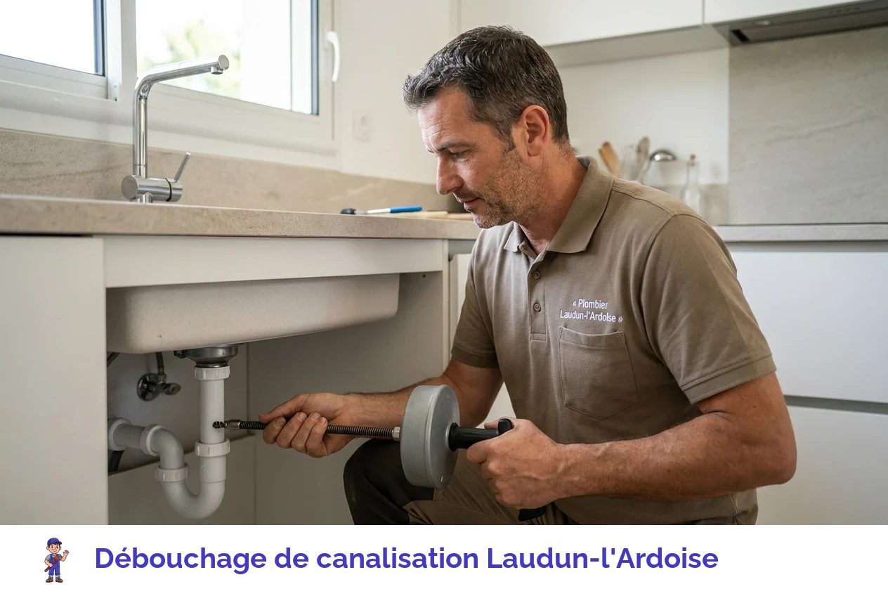Débouchage de canalisation à Laudun-l'Ardoise